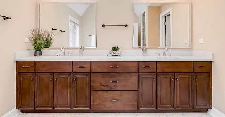 Bathroom Cabinet Renovation in Pensacola