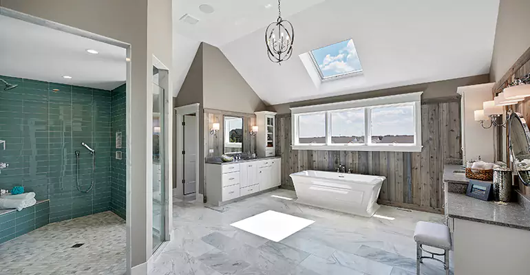 Guest Bathroom Flooring Remodel in Pensacola